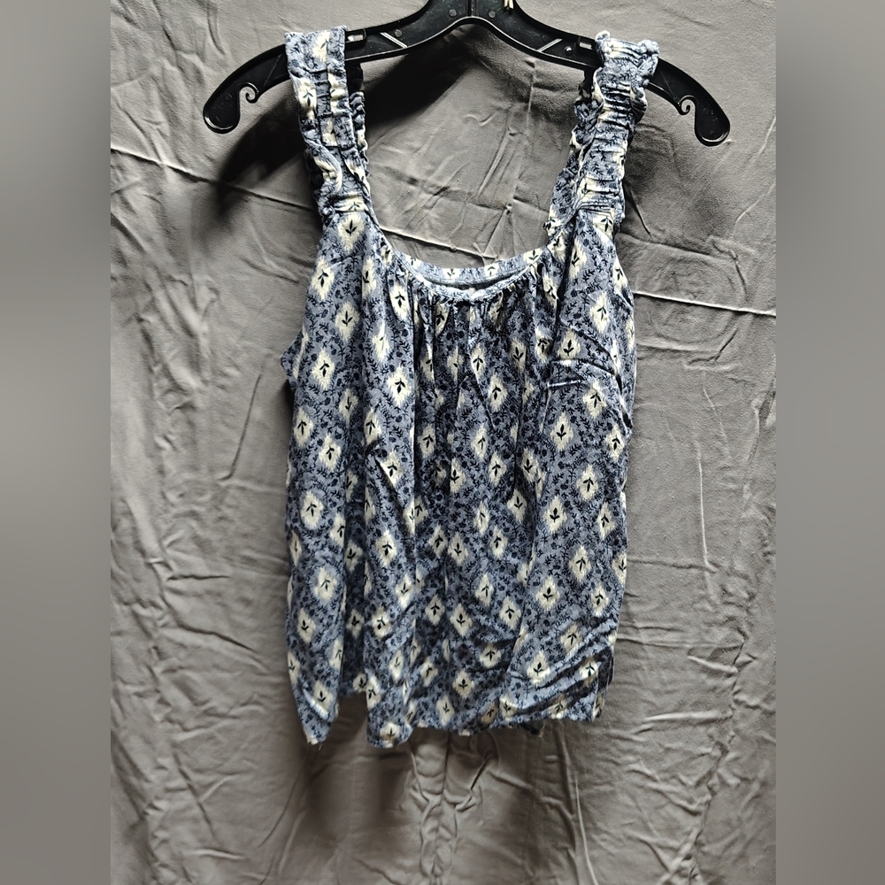 Blue White Tank Top Size Xl By Maurices